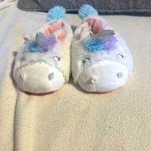 Carter’s Unicorn Toddler Slippers 5/6T Size